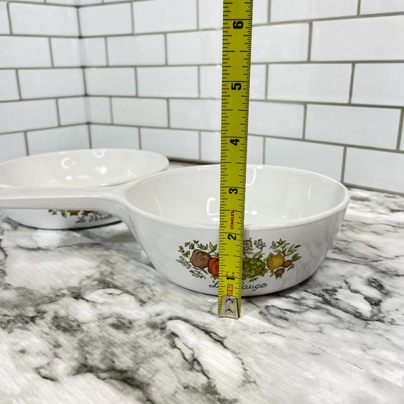 Vtg Set of 2 Corning Ware Spice O' Life Pans P-81-B La Sauge & P-83-B Le Persil - Picture 14 of 15
